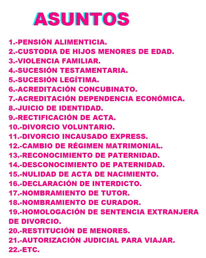 ABOGADOS Y ABOGADAS FAMILIARES TENEMOS LOS MEJORES COSTOS DE NUESTRO SERVICIOS DE PENSIÓN ALIMENTICIA CUSTODIA DE HIJOS EN LOS MUNICIPIOS DE ATIZAPÁN TLALNEPANTLA CUAUTITLÁN IZCALLI NICOLÁS ROMERO Y NAUCALPAN